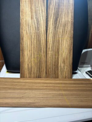 Zebrawood guitar set backs